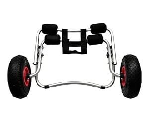 vidaXL 2-Piece Set Aluminum Kayak Trolleys 