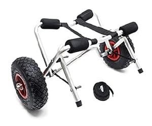 WilTec Aluminium Transport Trolley for Kayaks, Canoes