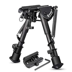 Zeadio Carbon Fiber Rifle Bipod for Hunting