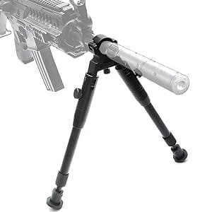 JASHKE Clamp-on Rifle Bipod for Hunting