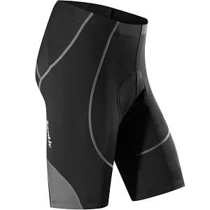 Santic hot weather padded bike shorts with 3D chamois