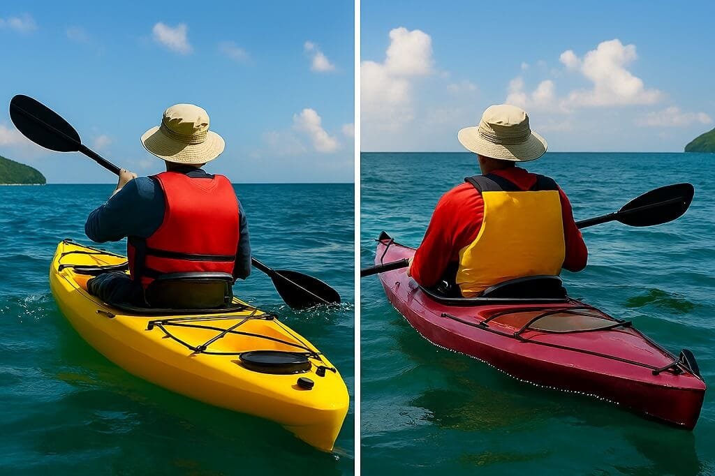 Sit-on-top vs sit-in kayaks